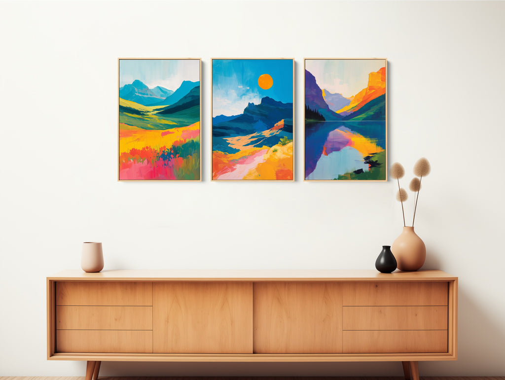 This vibrant nature home decor promises to infuse your home or office with the lively beauty and positive vibes of mountain spring.