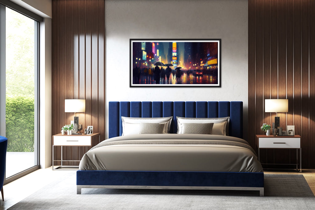 Extra large panoramic NYC cityscape wall art.