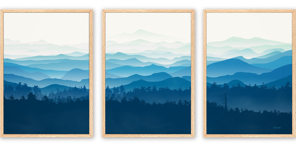 Hellström Prints now available in three types of handcrafted solid wood frames.