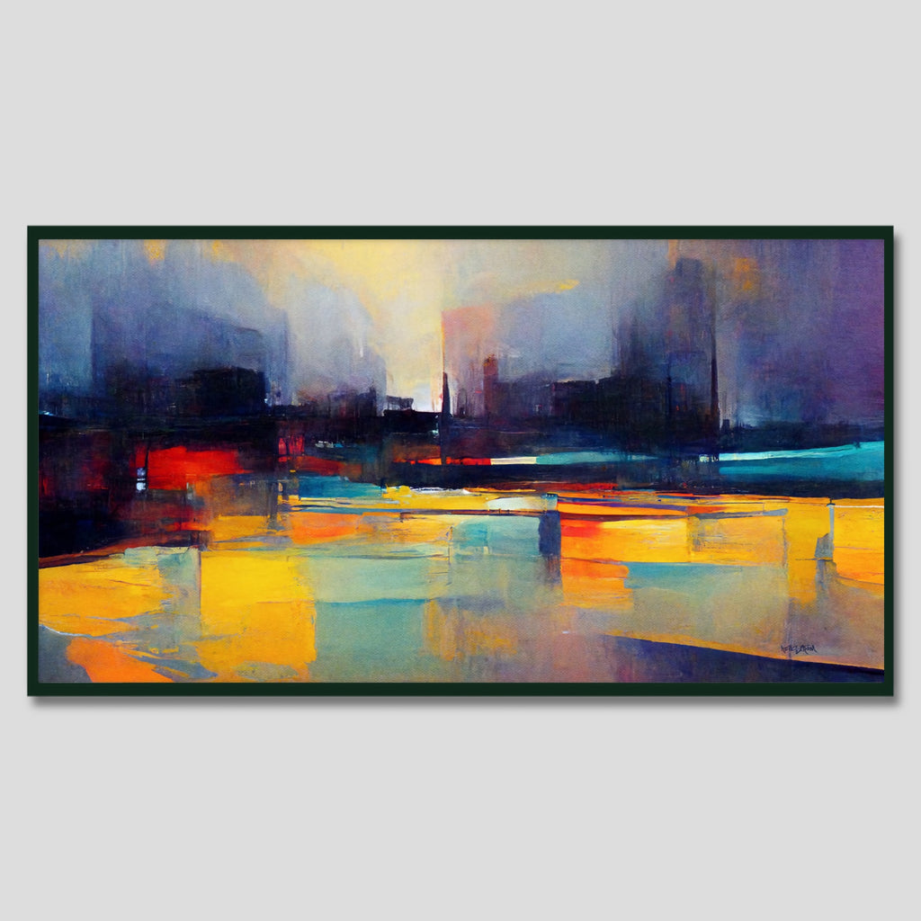 Large Contemporary Abstract Wall Decor