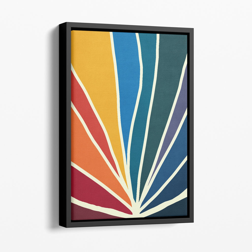 Extra Large Colorful Geometric Artwork Framed or Unframed.