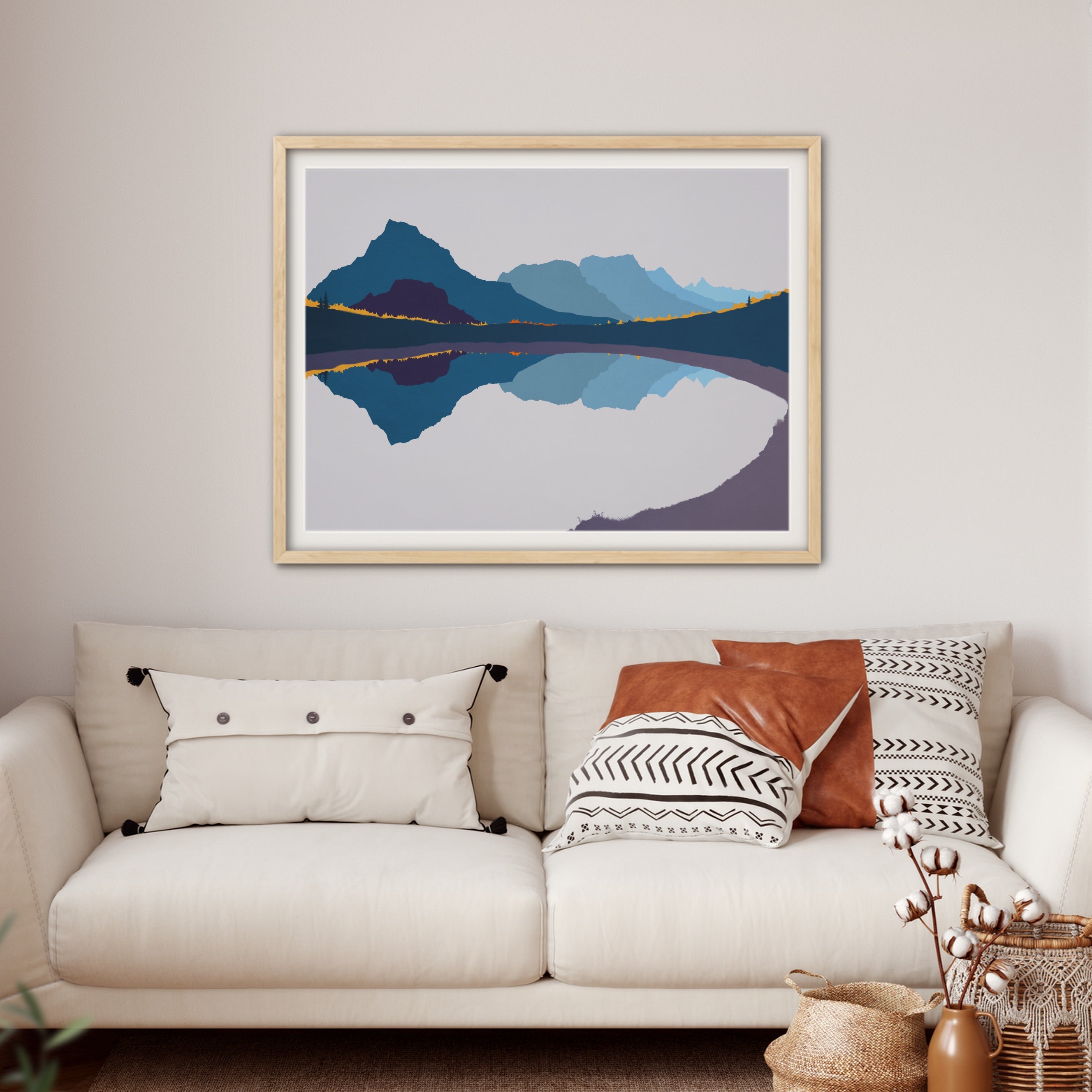 Sierra Nevada Framed Canvas Art – Hellström Prints